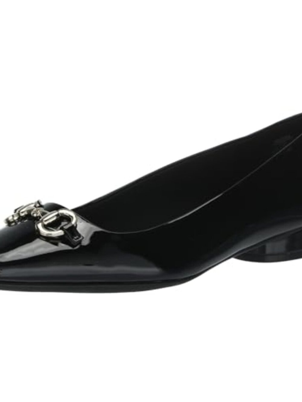 Anne Klein Women's Cora Ballet Flat Faux Leather Almond Toe Slip On Comfort
